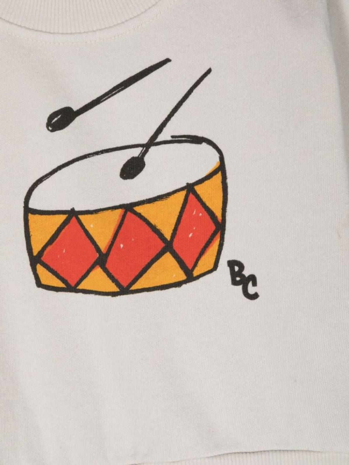 Bobo Choses Baby Play The Drum Sweatshirt - Beige - Image 3 of 3