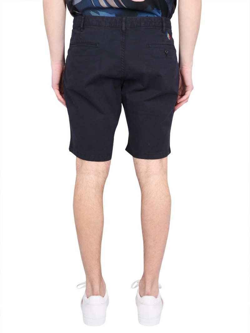 PAUL SMITH Zebra Bermuda Shorts - Blue