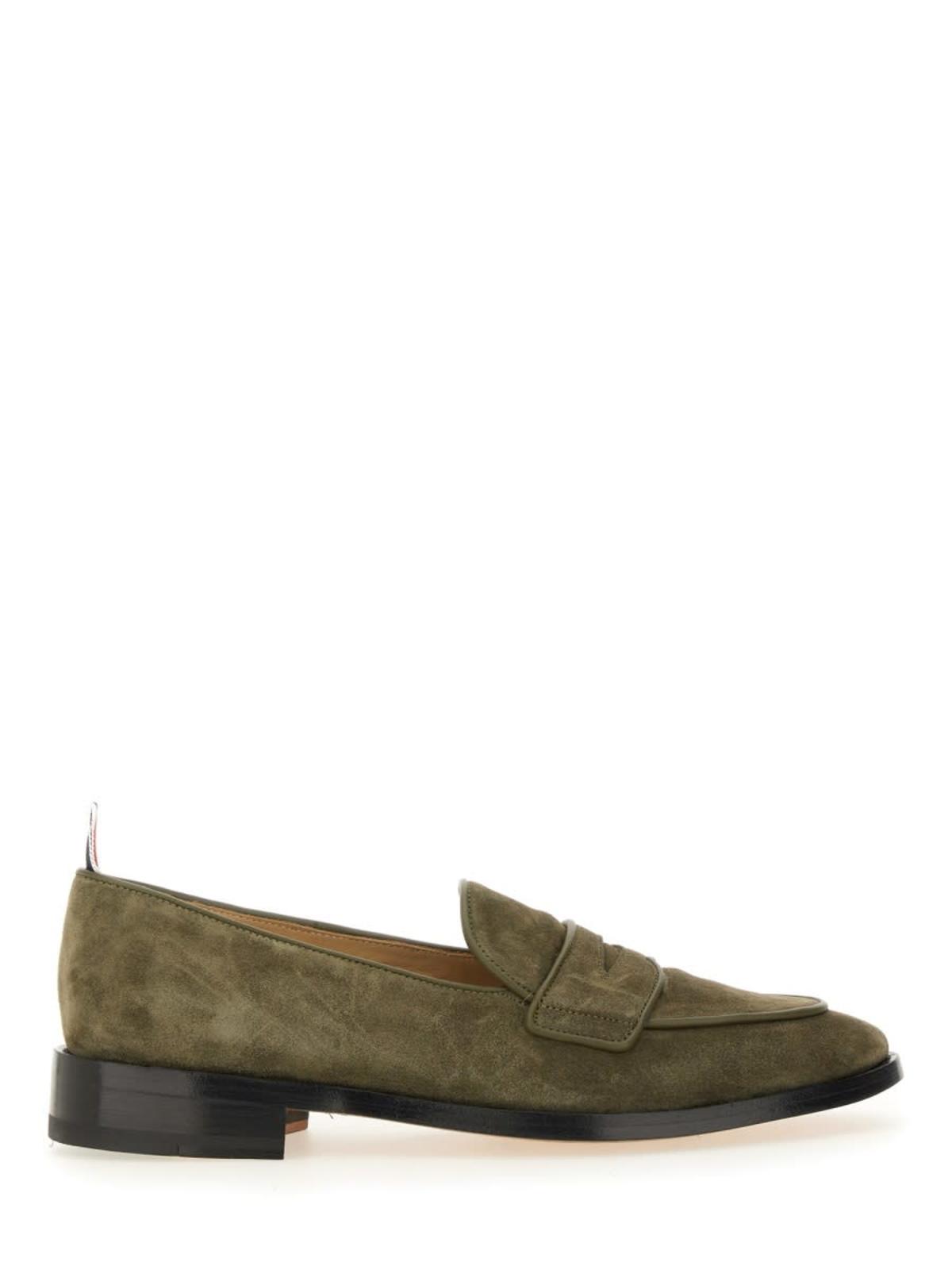 Thom Browne Varsity Loafer Penny - Green - Image 1 of 5