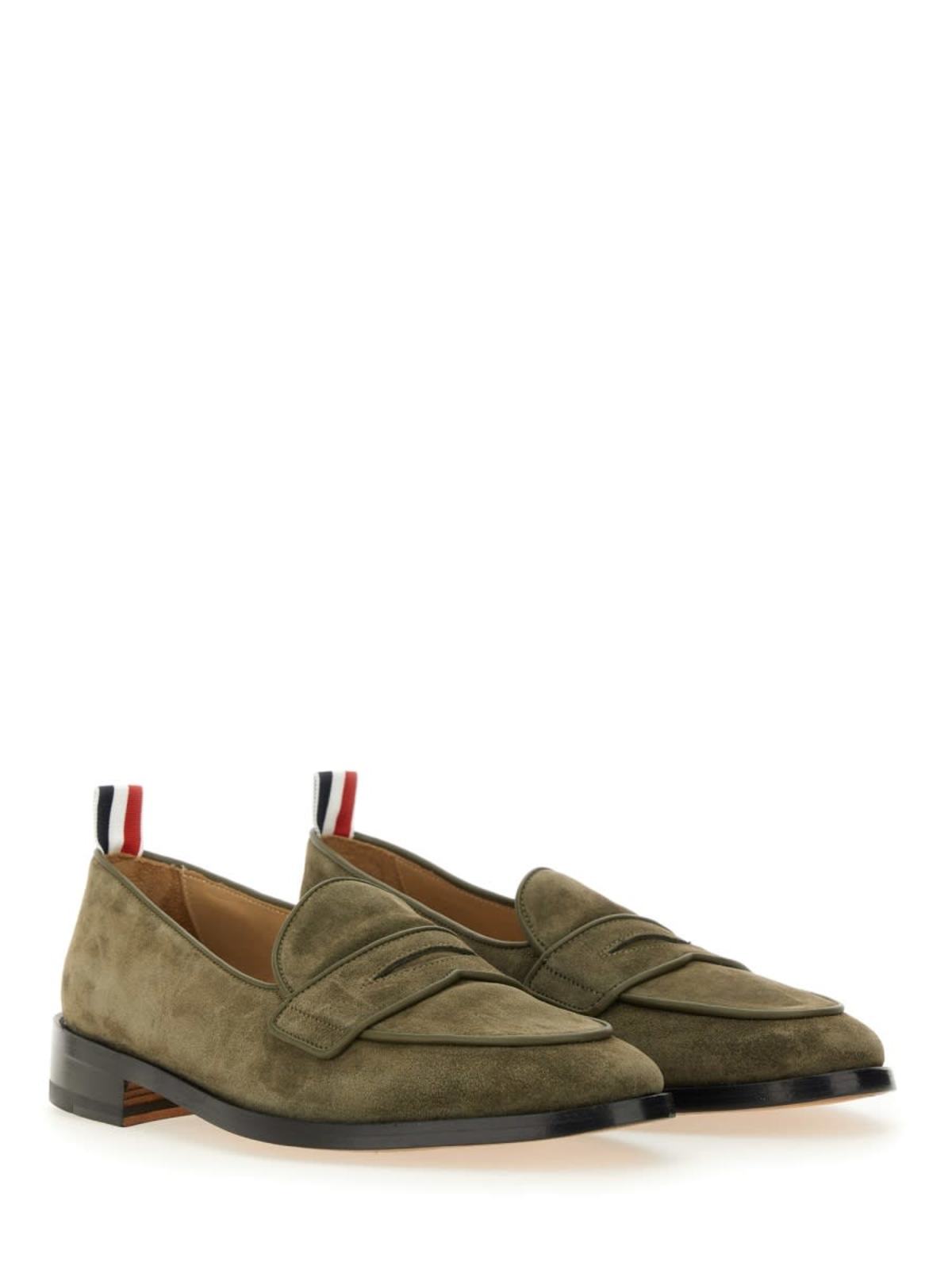 Thom Browne Varsity Loafer Penny - Green - Image 3 of 5