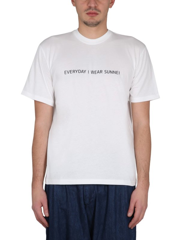 Sunnei Crewneck T-shirt - White