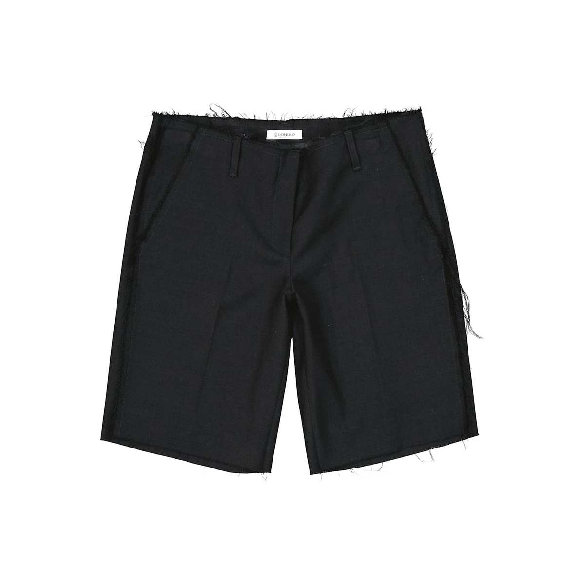 Dondup Virgin Wool Shorts - Black - Image 1 of 3