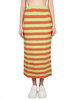 Sunnei Striped Skirt - Multicolour - Thumbnail 1