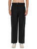 Lanvin Wide Leg Pants - Black - Thumbnail 1