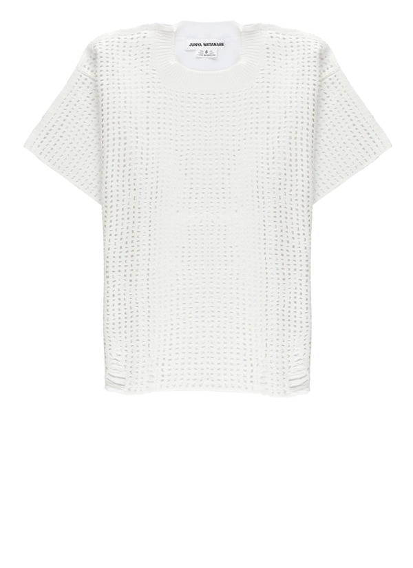 JUNYA WATANABE T-shirt With Net - White