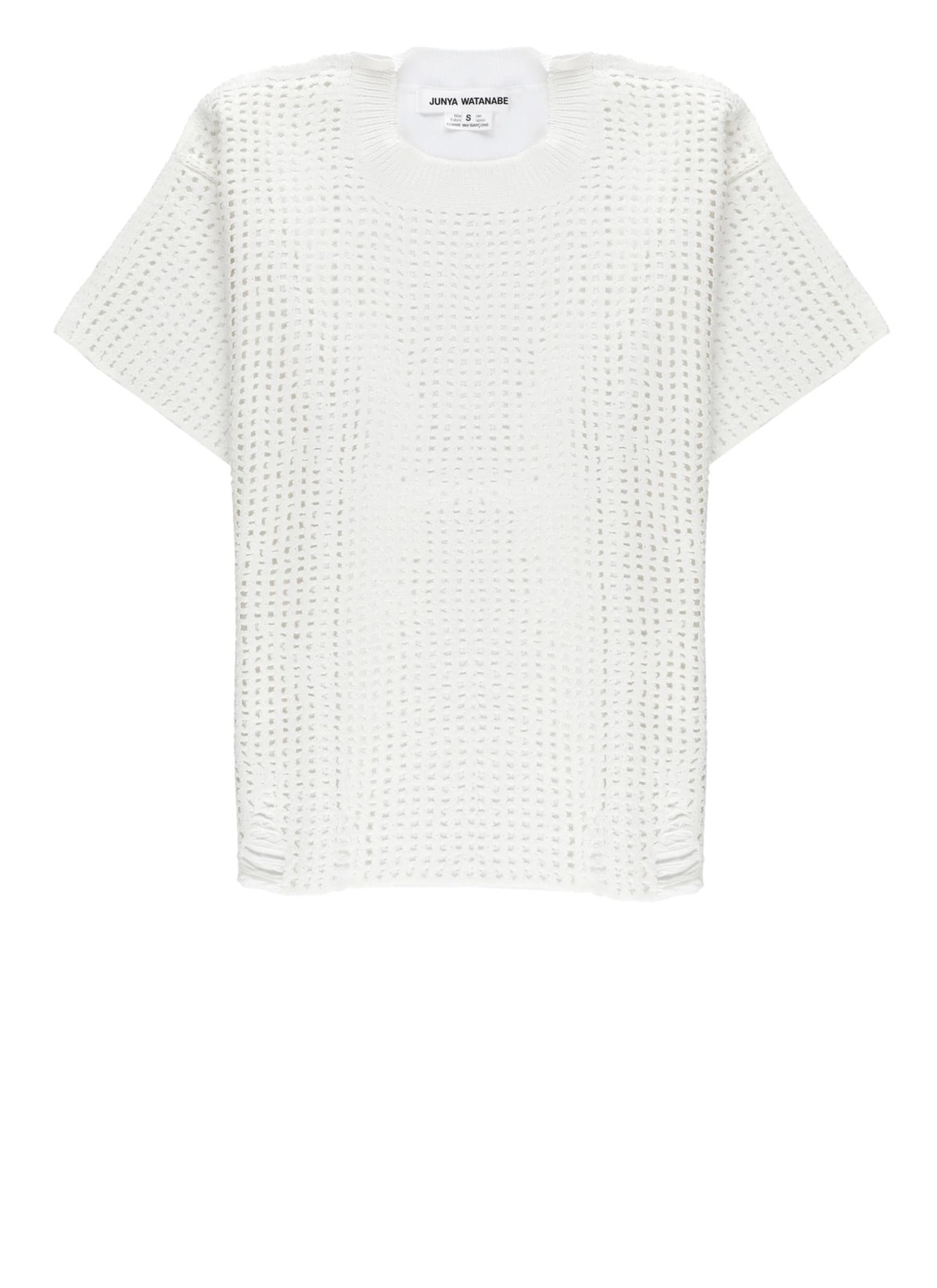 JUNYA WATANABE T-shirt With Net - White - Image 1 of 5