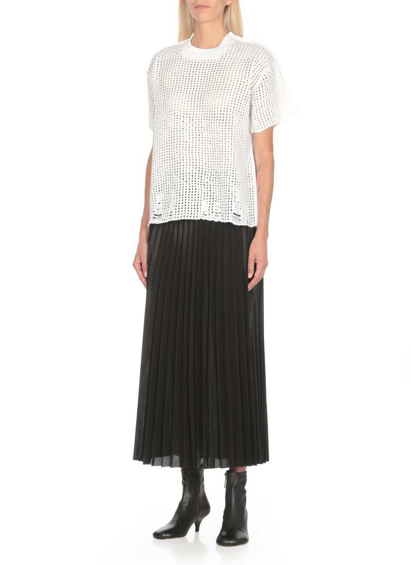 JUNYA WATANABE T-shirt With Net - White