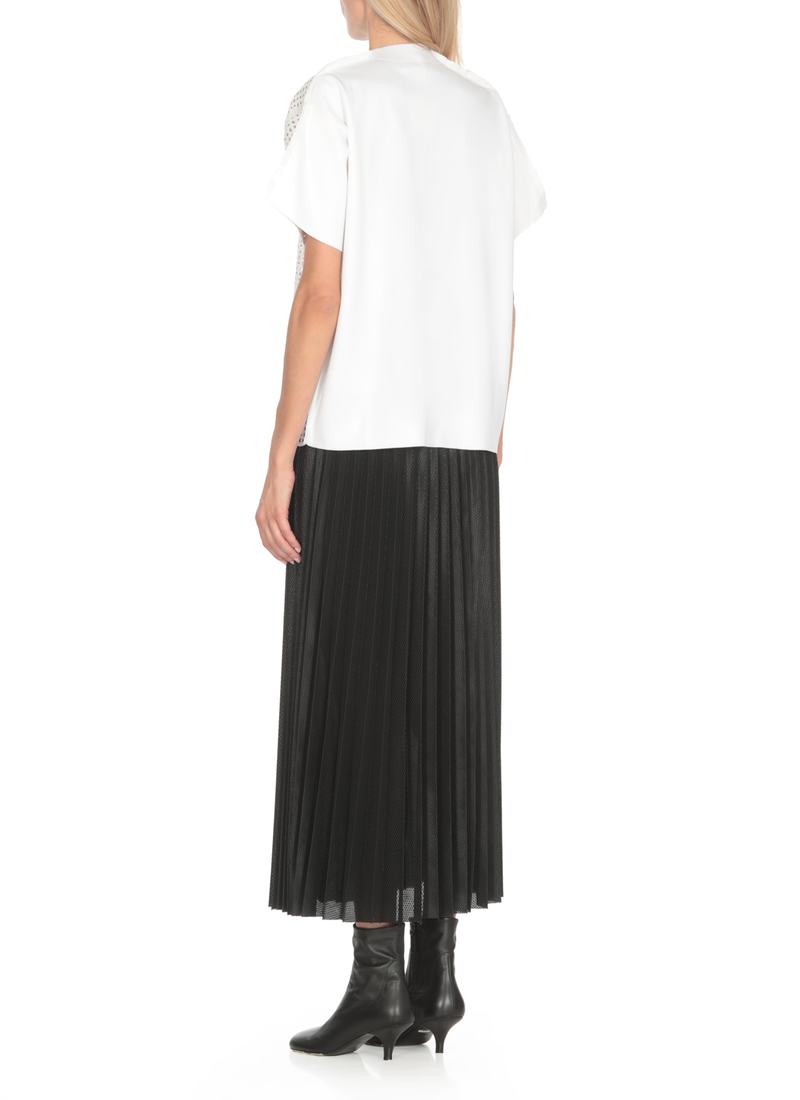 JUNYA WATANABE T-shirt With Net - White
