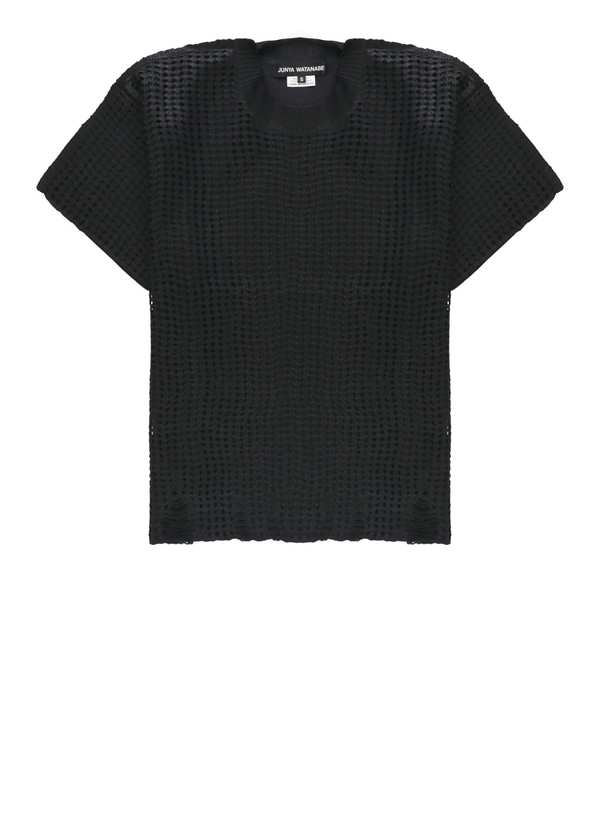 JUNYA WATANABE T-shirt With Net - Black