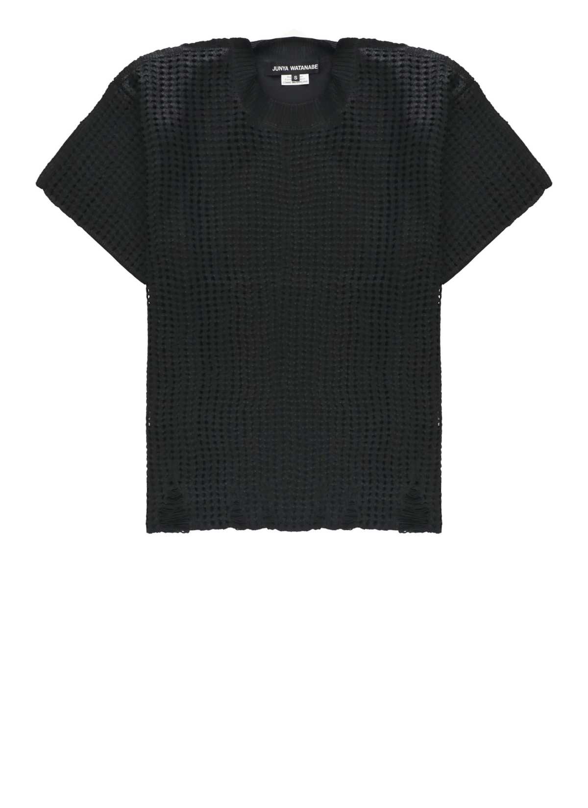 JUNYA WATANABE T-shirt With Net - Black - Image 1 of 5
