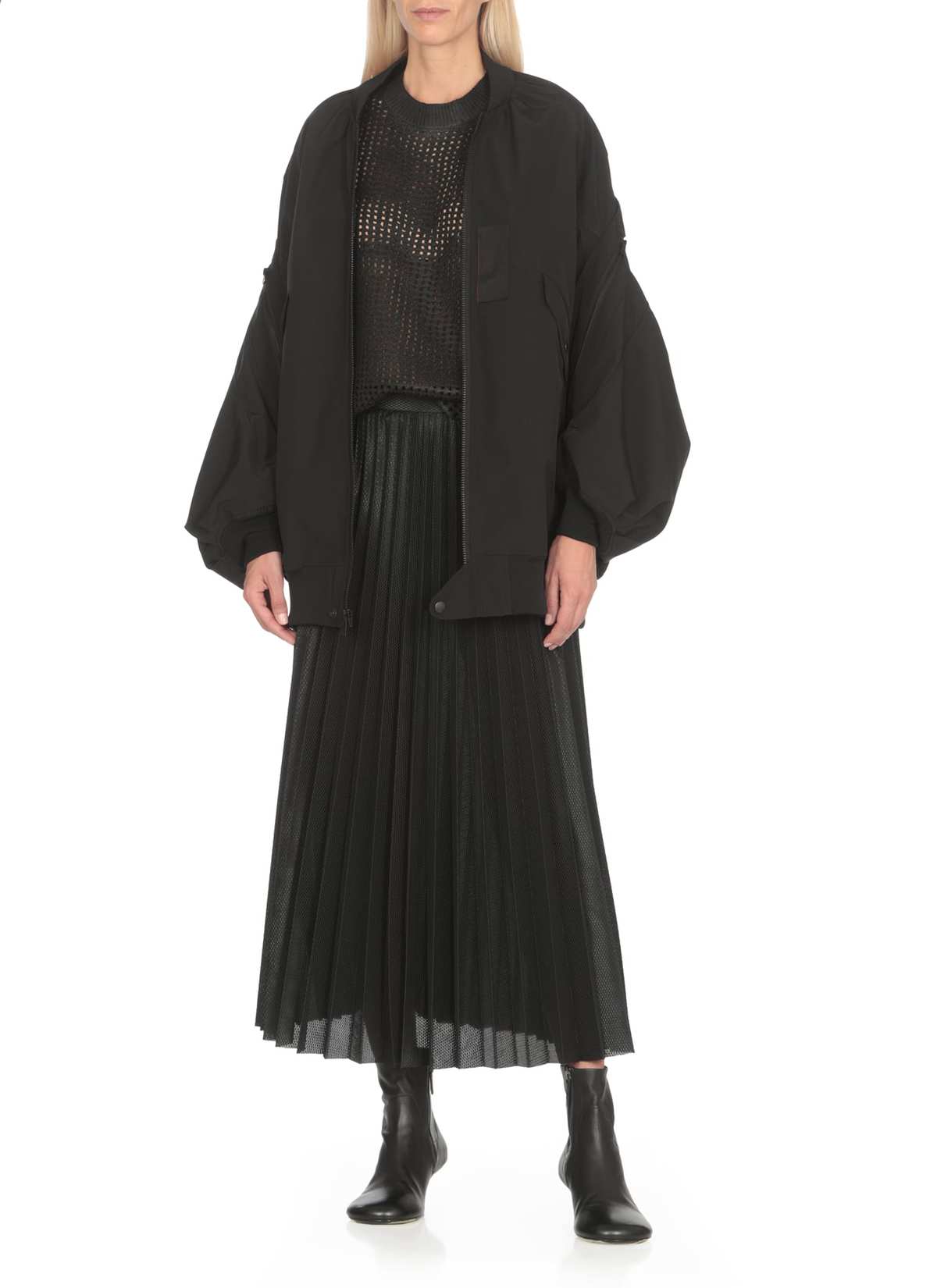 JUNYA WATANABE T-shirt With Net - Black - Image 2 of 5