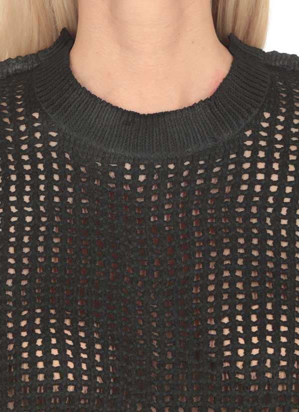 JUNYA WATANABE T-shirt With Net - Black