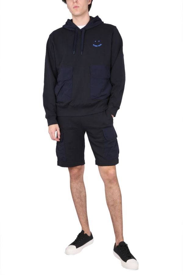 PAUL SMITH Happy Sweatshirt - Blue