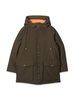 KIDS Woolrich Reversible Parka - Green - Thumbnail 1