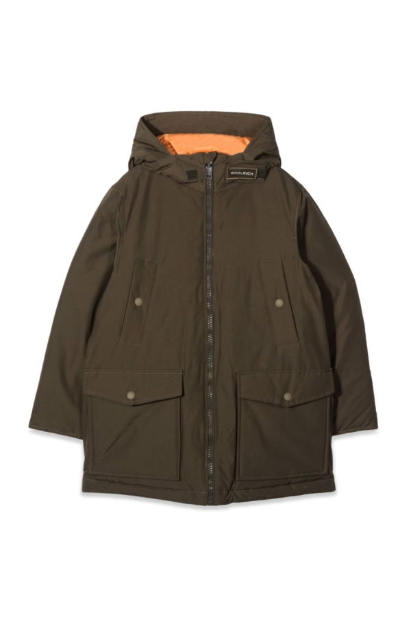 KIDS Woolrich Reversible Parka - Green