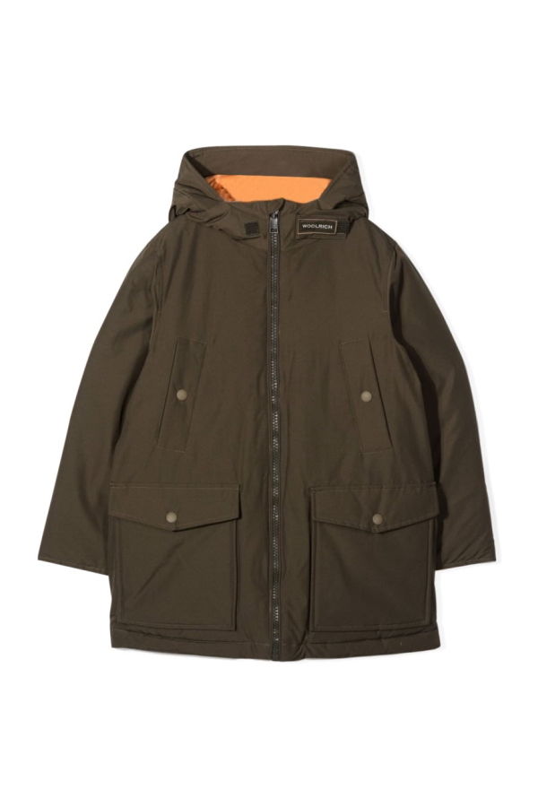KIDS Woolrich Reversible Parka - Green
