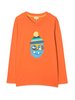 KIDS PAUL SMITH Tee Shirt Tee - Orange - Thumbnail 1