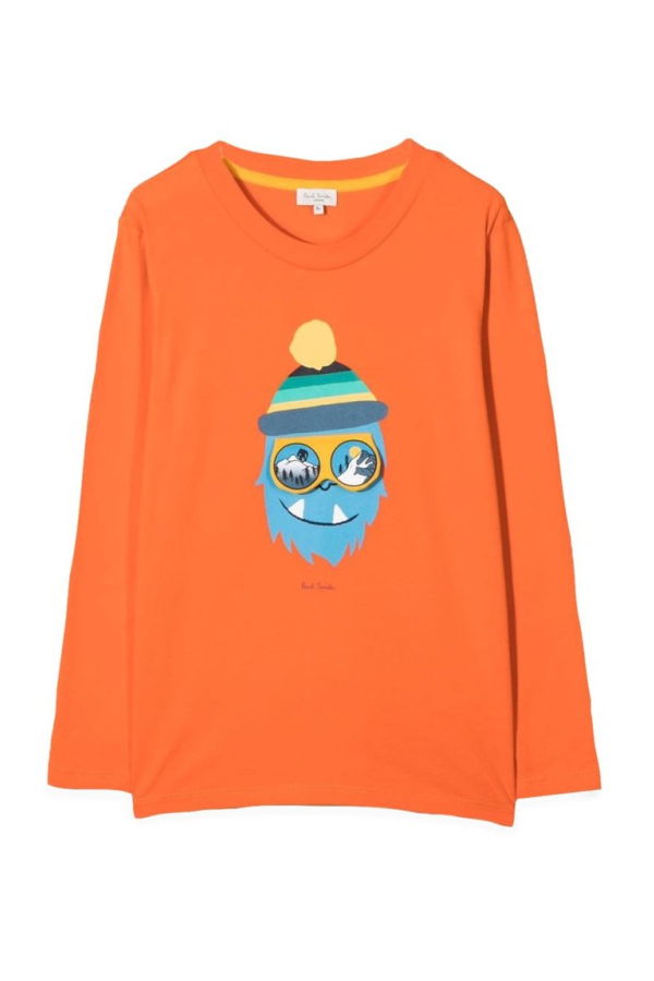 KIDS PAUL SMITH Tee Shirt Tee - Orange