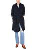 Woolrich Gentry Trench Coat - Blue - Thumbnail 2