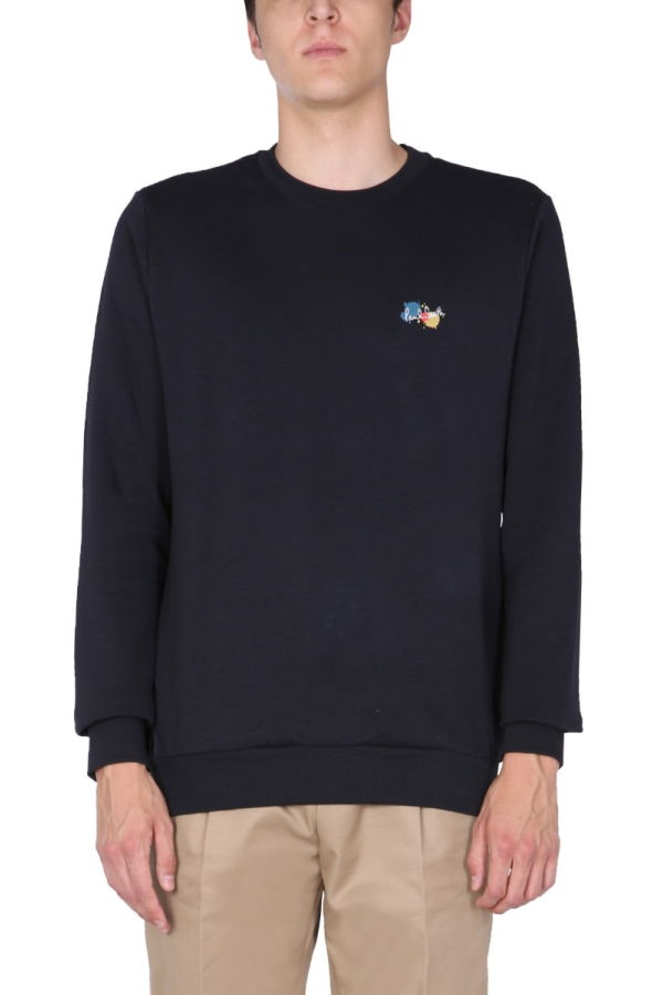 PAUL SMITH Splatter Print Sweatshirt - Blue
