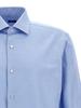 Barba Napoli Cotton Shirt - Light Blue - Thumbnail 3