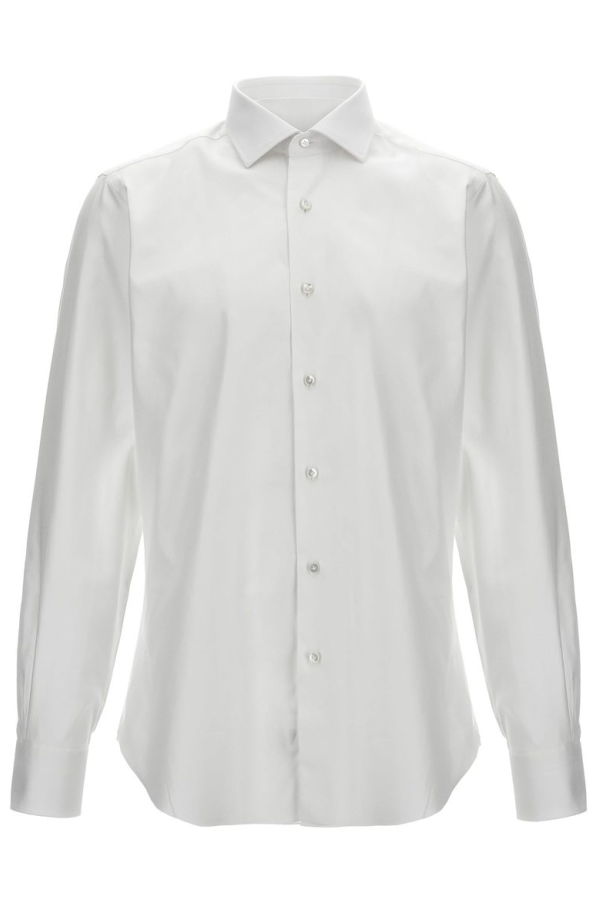 Barba Napoli Cotton Shirt - White