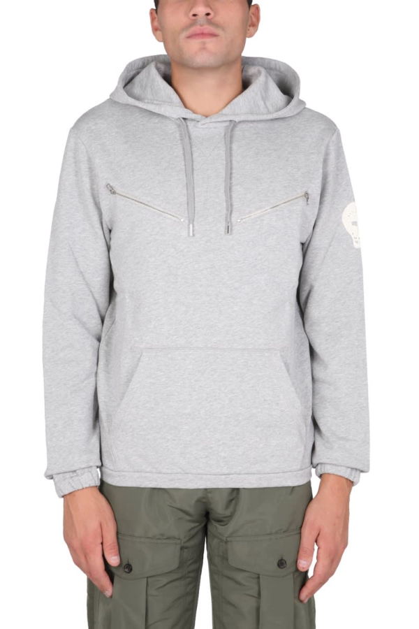 Alexander McQueen Embroidered Skull Sweatshirt - Gray