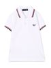 KIDS Fred Perry My First Fred Perry Shirt Top - White - Thumbnail 1