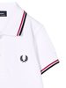 KIDS Fred Perry My First Fred Perry Shirt Top - White - Thumbnail 3