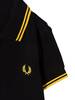 KIDS Fred Perry My First Fred Perry Shirt Shirt - Black - Thumbnail 3