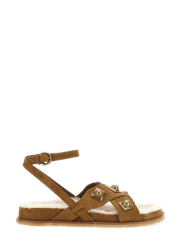 Etro Crown Me Sandal - Beige