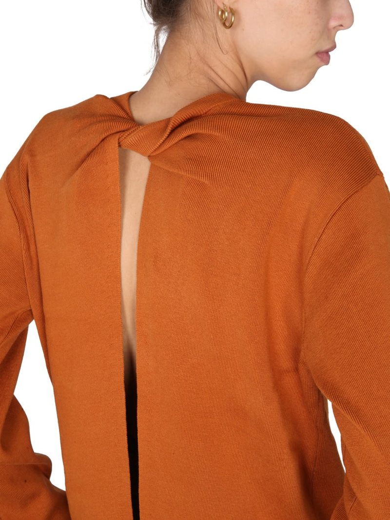 Proenza Schouler White Label Silk Blend Knit - Orange