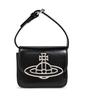 Vivienne Westwood Linda Foldover Top Tote Bag - Black - Thumbnail 1