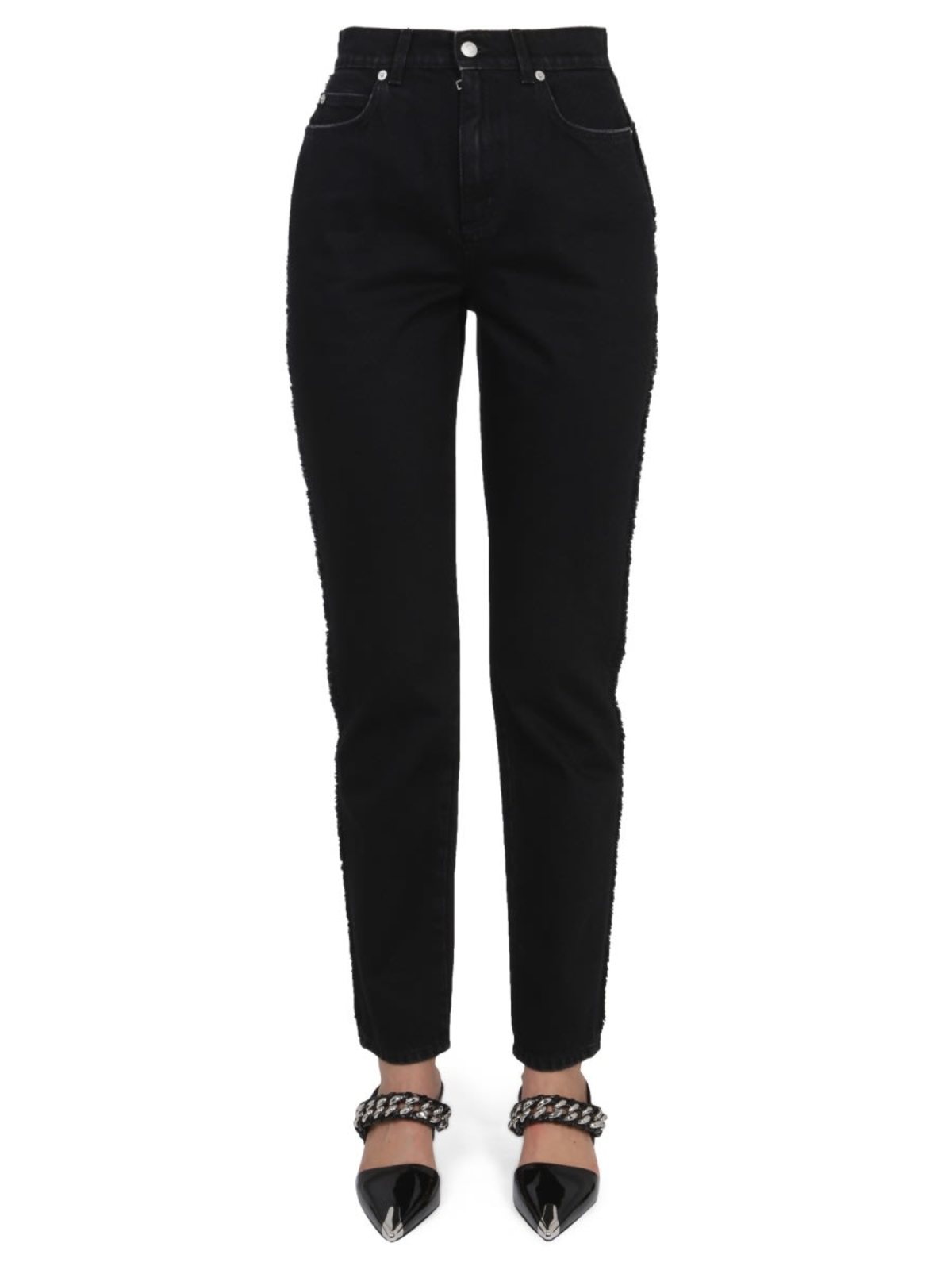 Alexander McQueen Boyfriend Jeans - Black - Image 1 of 4