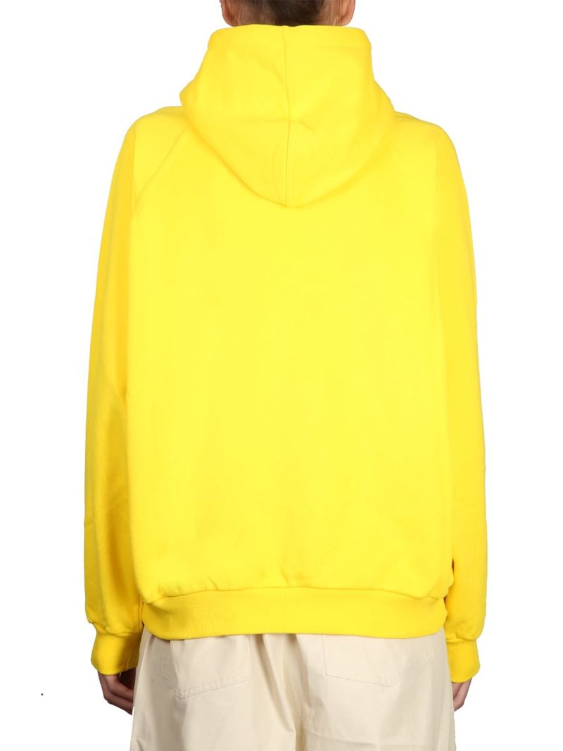 Sunnei Cotton Sweatshirt - Sweatshirt - Yellow
