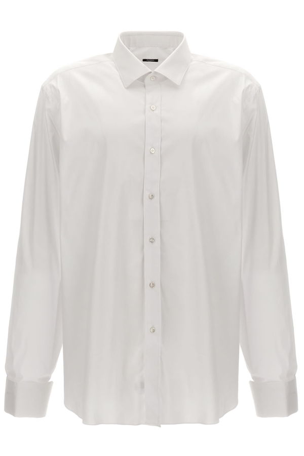 Barba Napoli Poplin Shirt - White
