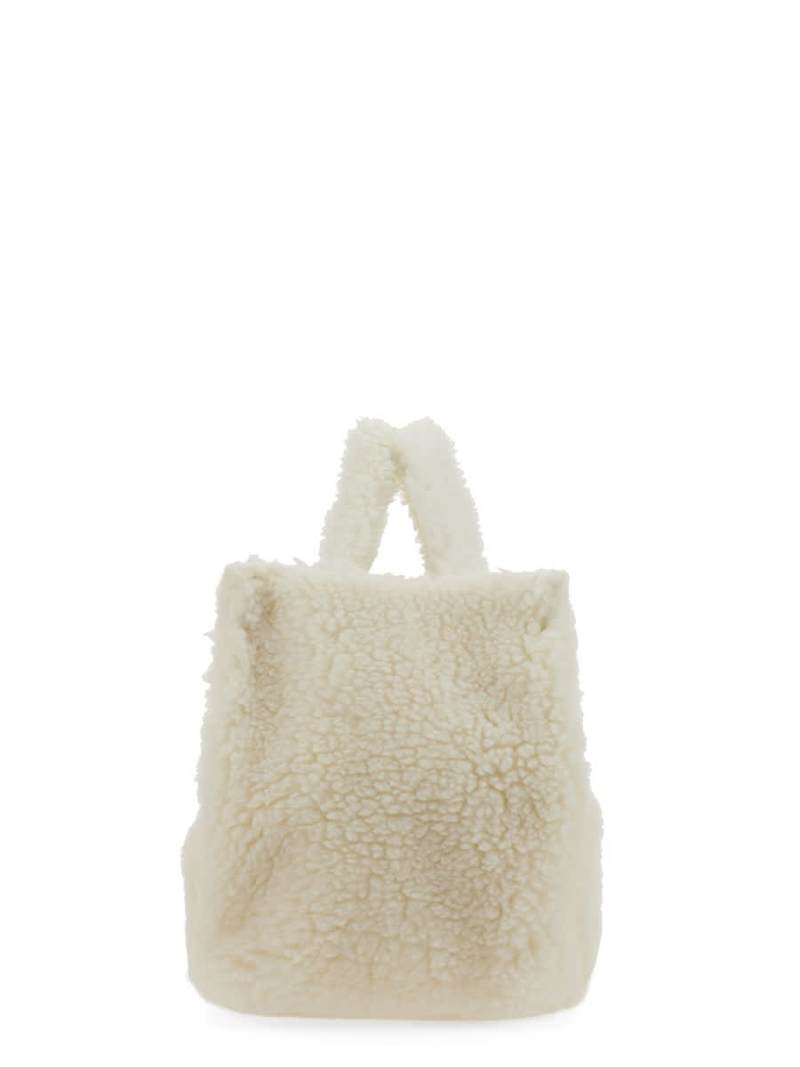 Sunnei Teddy Fleece Bag - White