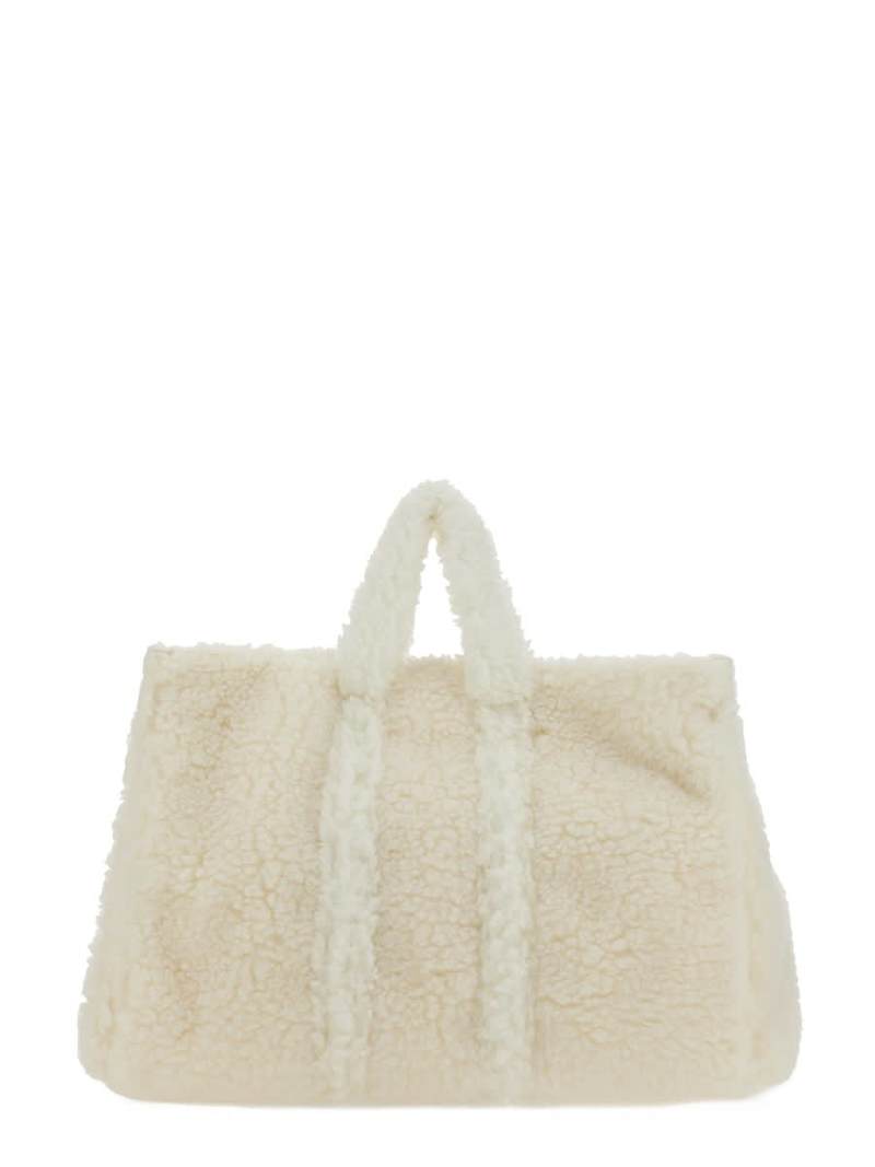 Sunnei Teddy Fleece Bag - White