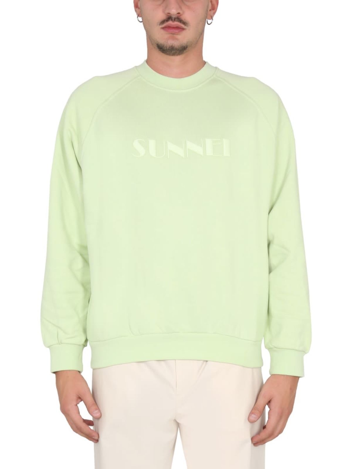 Sunnei Crewneck Sweatshirt - Green - Image 1 of 4