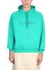 Sunnei Sweatshirt With Logo Sweatshirt - Green - Thumbnail 4