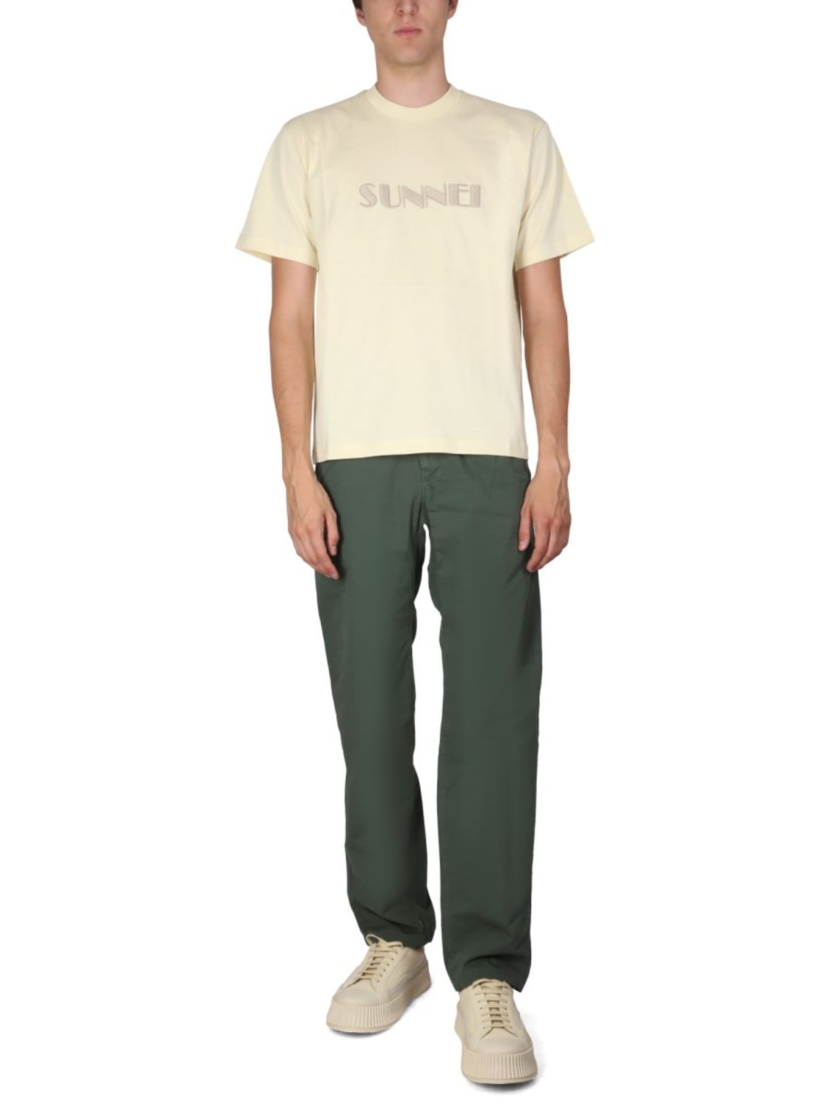 Sunnei Crewneck T-shirt - Beige - Image 5 of 5