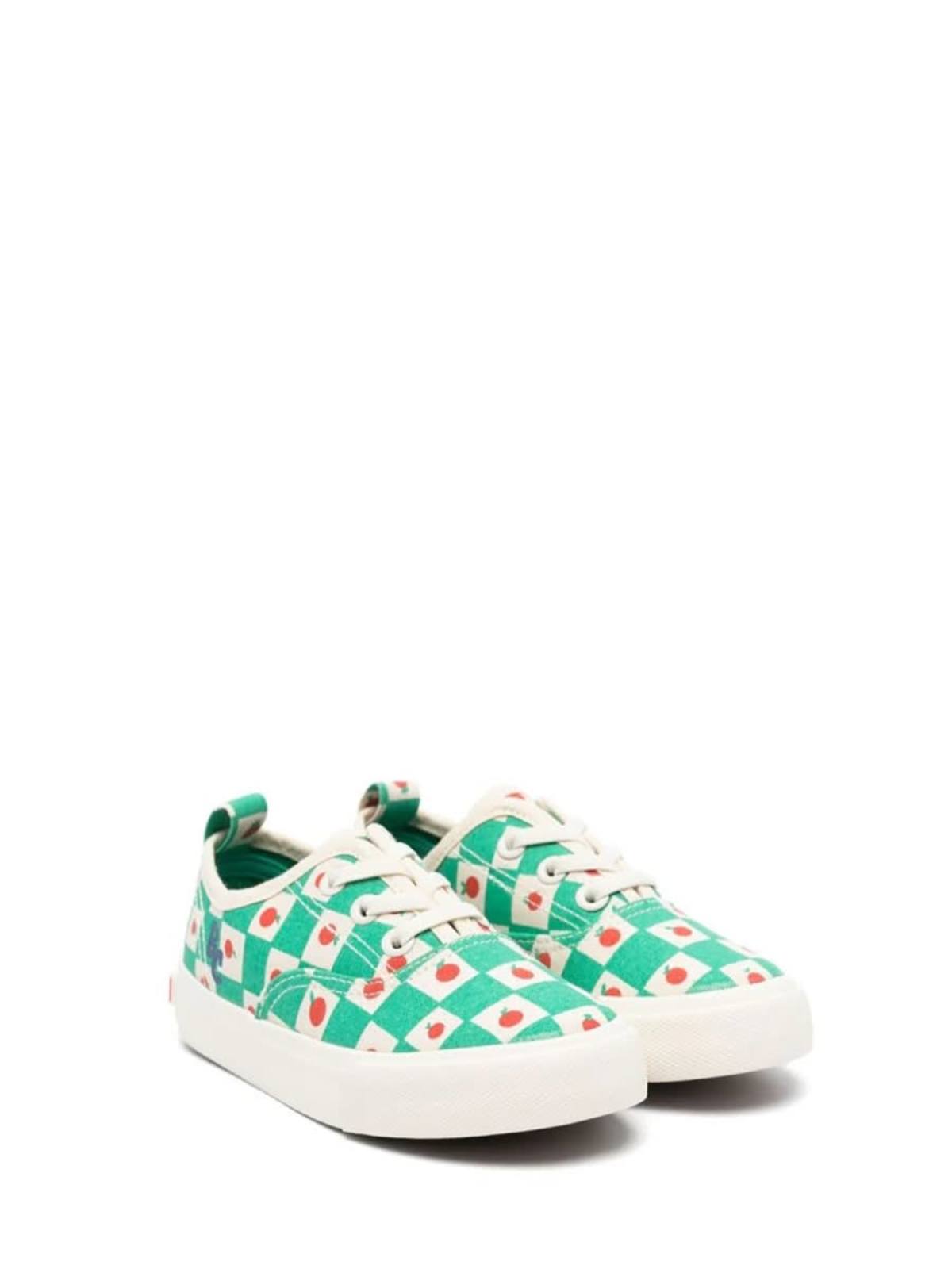 KIDS Bobo Choses Tomato All Over Laces Trainers - White - Image 1 of 3