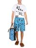 Marni Bermuda Shorts With Pop Dots Print - Baby Blue - Thumbnail 2