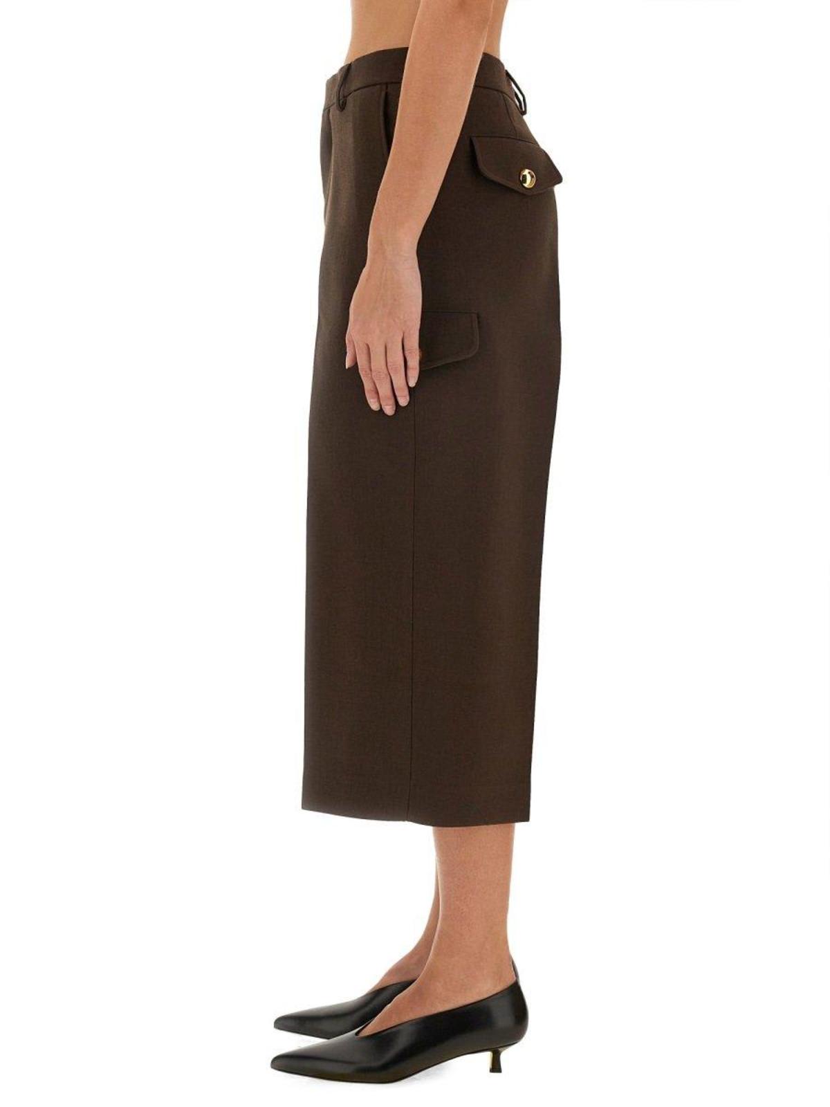 Ami Alexandre Mattiussi Military Bermuda Shorts - Darkcoffee - Image 3 of 4