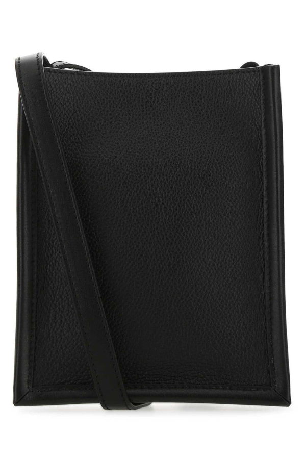 Alexander McQueen Logo Embossed Crossbody Bag - 1000