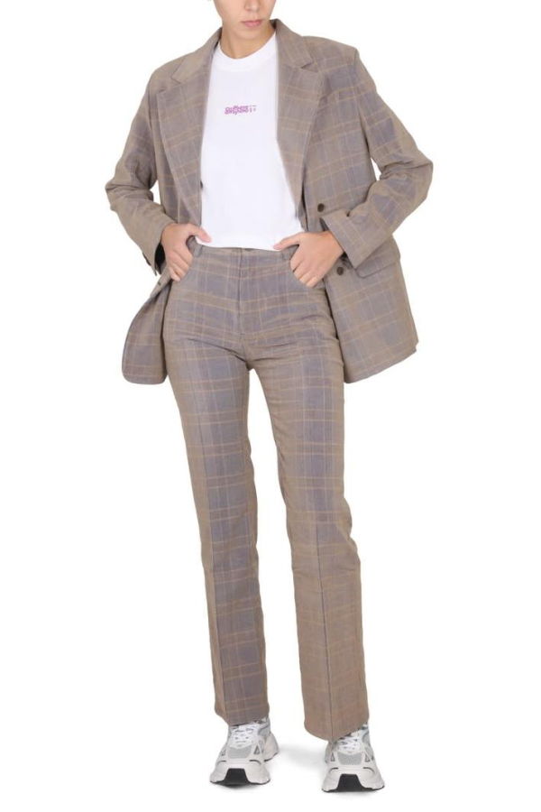 Alexander McQueen McQ High Waist Pants - Beige