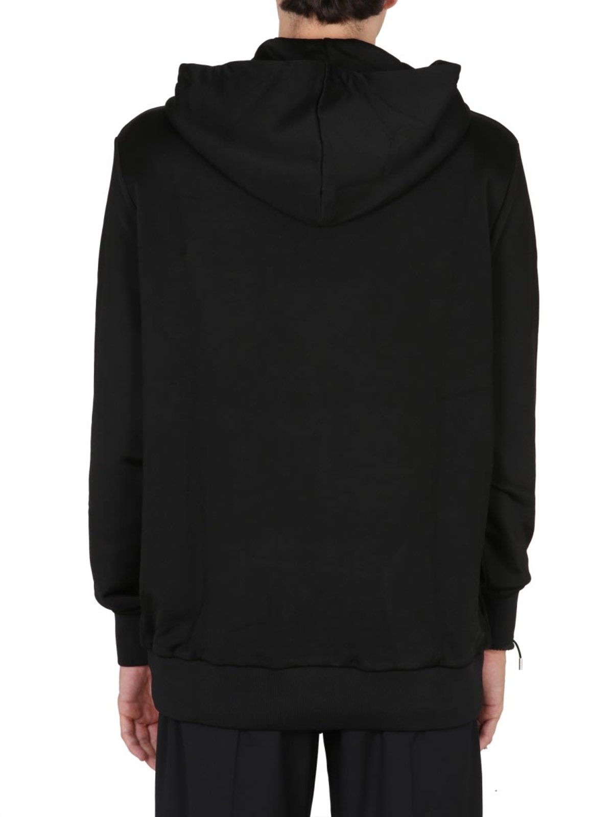 Alexander McQueen Sweatshirt With Atelier Print - Black - Image 3 of 4