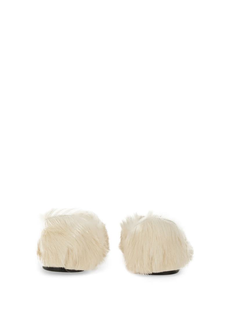 Jil Sander Low Leather Slipper - Ivory