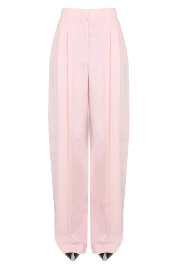 Alexander McQueen Wide Leg Pants - Pink