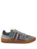 Lanvin Mesh, Suede and Nappa Leather Sneaker - Gray - Thumbnail 1
